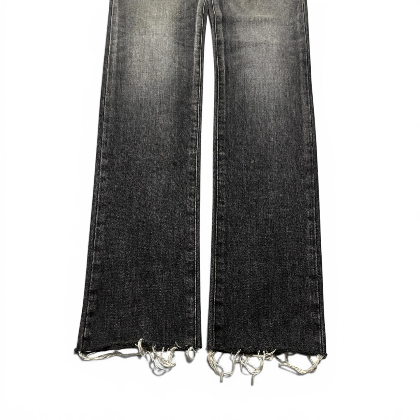 Saint Laurent Paris D02 Black Washed Denim Jeans