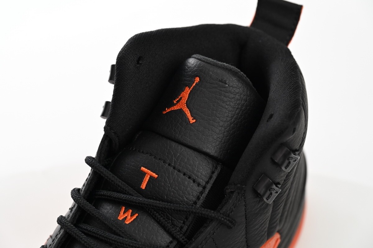 Size 9-13 Nike Air Jordan 12 Brilliant Orange Basketball Mens Shoes