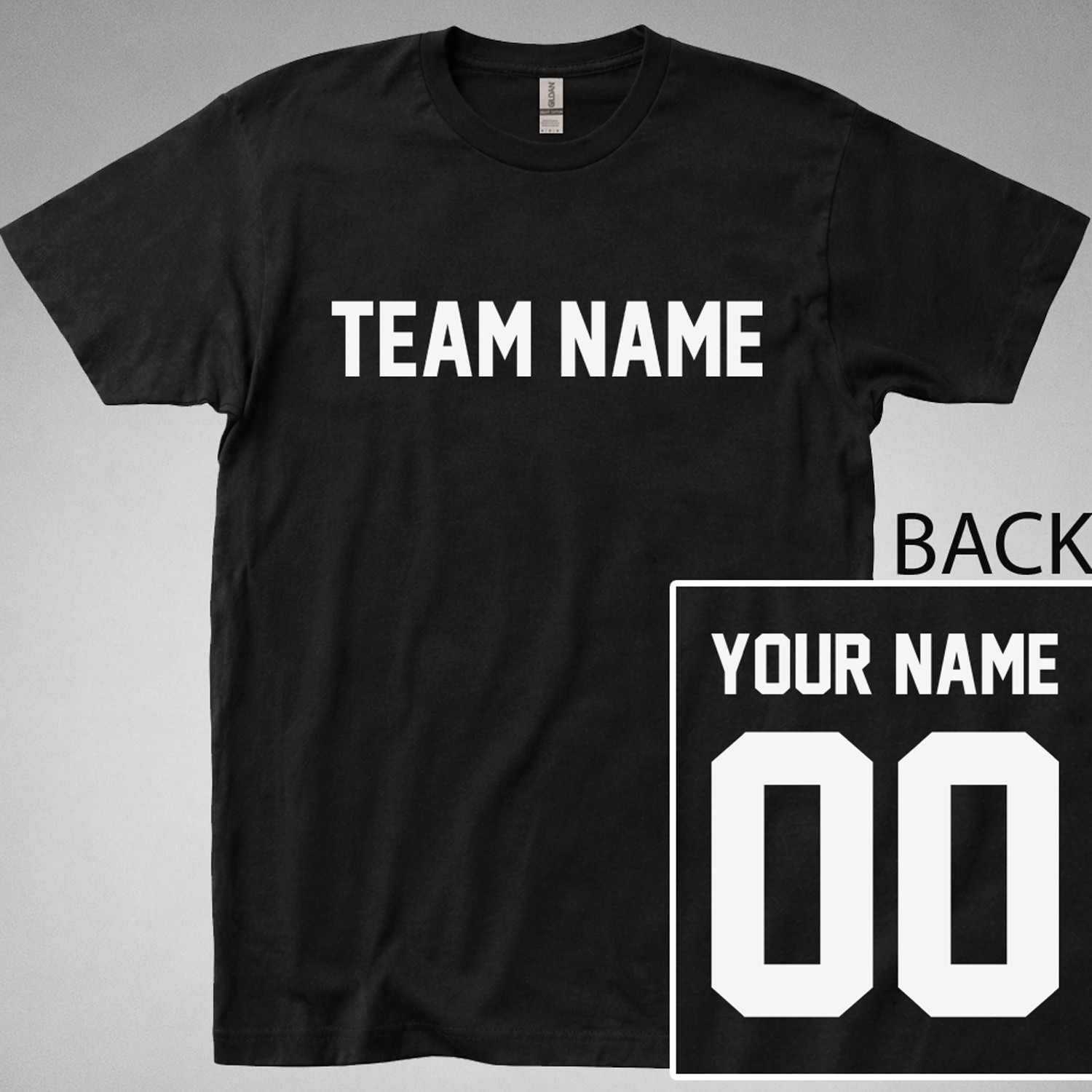 CUSTOM T-Shirt JERSEY Personalized ANY COLOR Name Number Team Soccer Football