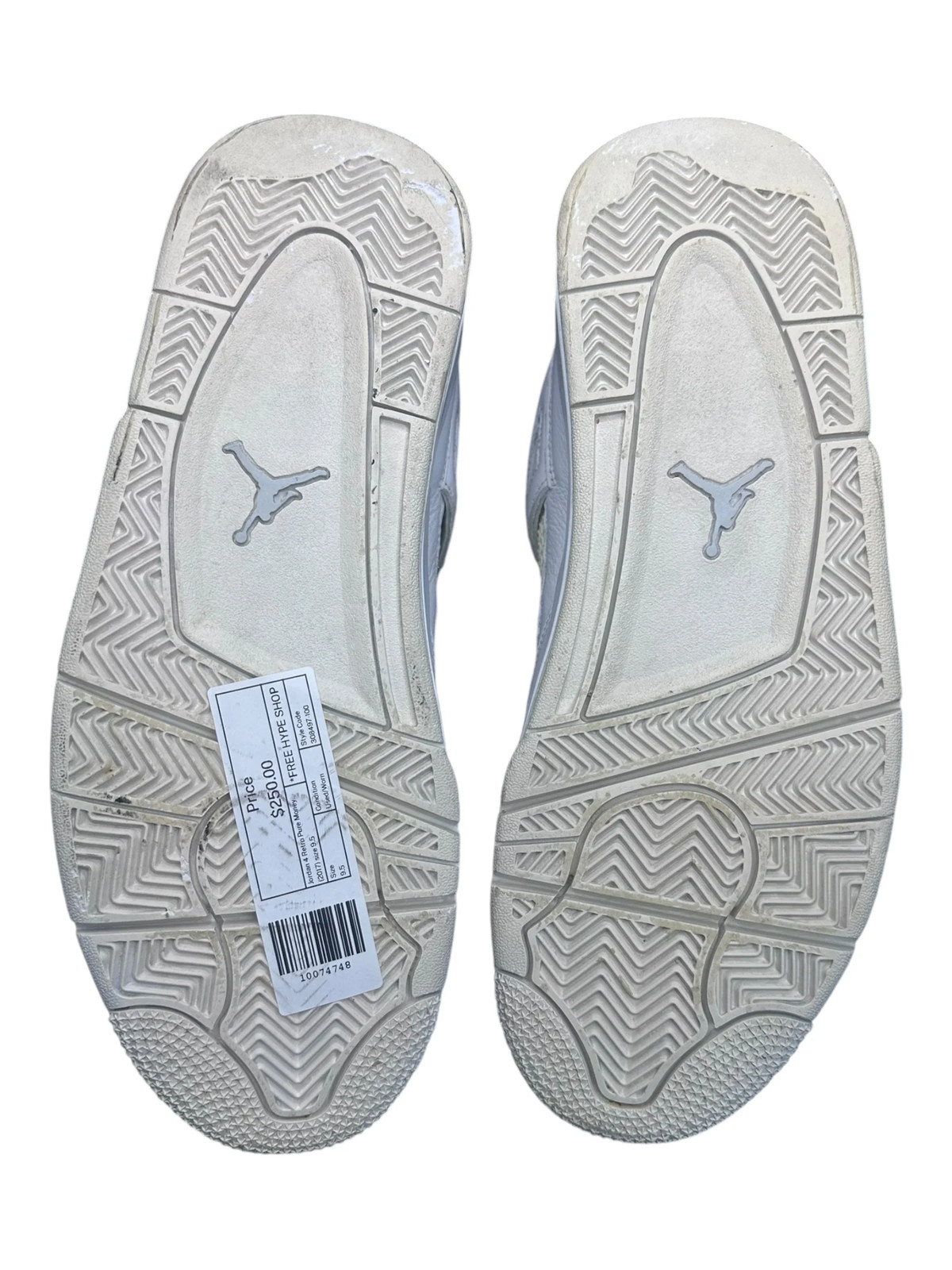 Jordan 4 Retro Pure Money (2017) size 9.5 – Used/Worn