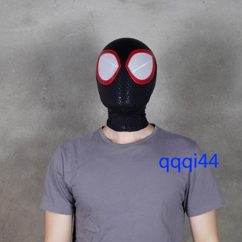 Spider Man Crossover Universe Miles Morales Mask Helmet Faceshell Eyes Gift New