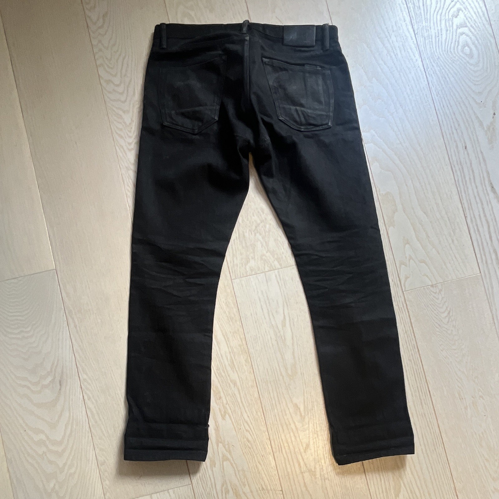 Rogue Territory SK Men’s Black Dark Wash Denim Skinny selvedge Jeans 31