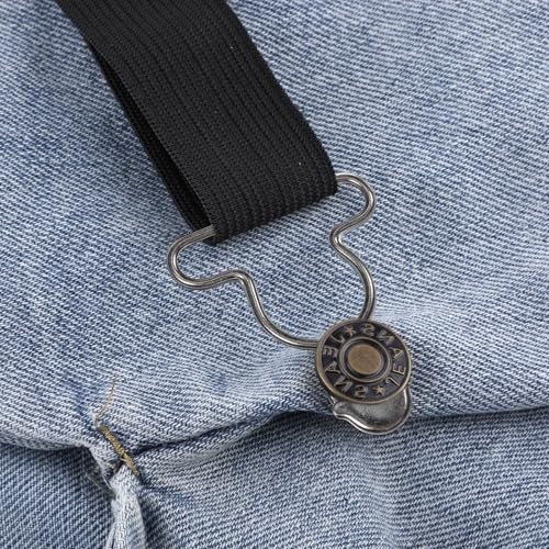 2Pairs Overall Buckles Replacement Adjustable Jean Overalls 3.8cm/1.5inch Black