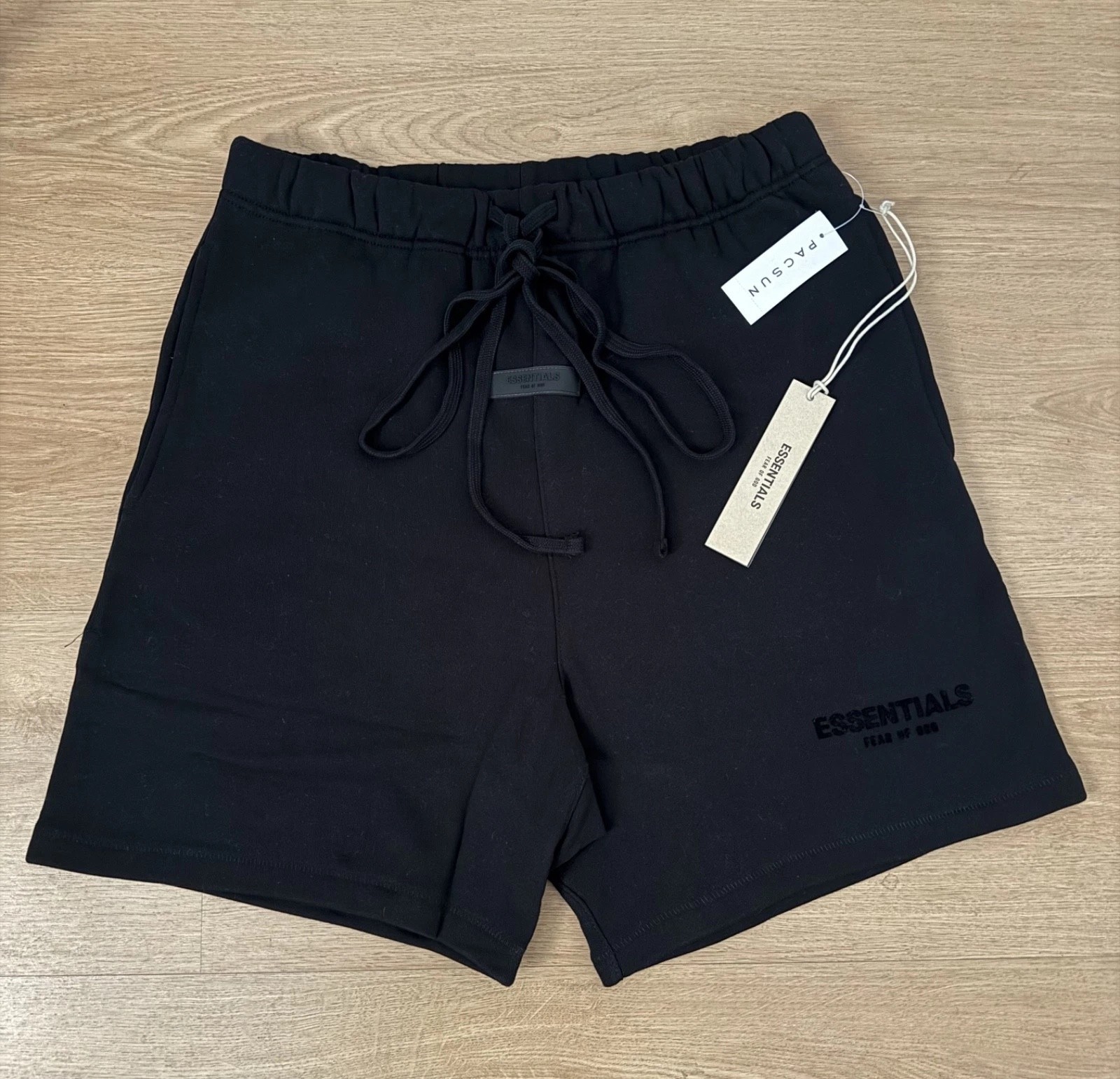 Authentic Mens Essential Shorts Dark Oatmeal / Black All Sizes S-XL NWT