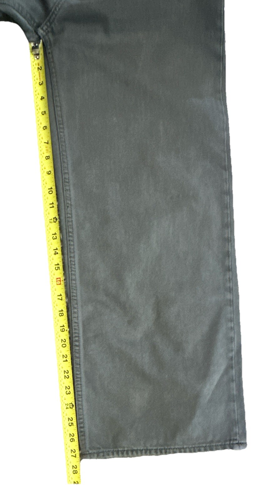 Levi Strauss & Co. Women’s Dark Wash Gray Wide-Leg Loose 5-Pocket Denim Jeans 30