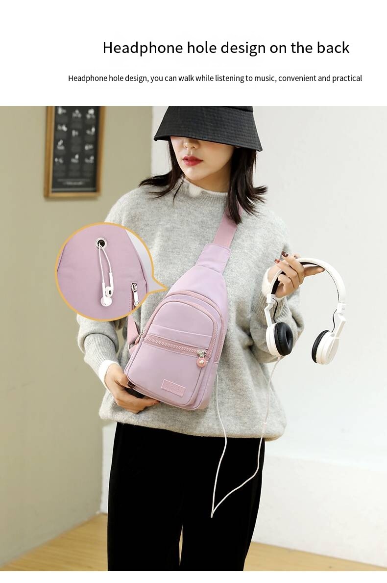 Crossbody Shoulder Bags Chest Sling Bag Fanny Packs Travel Sport Backpack Unisex