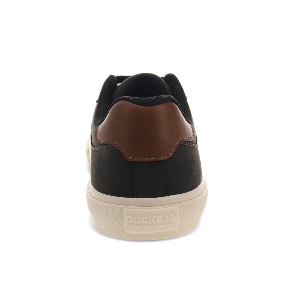Dockers Mens Marco Synthetic Leather Casual Lace Up Sneaker Shoe