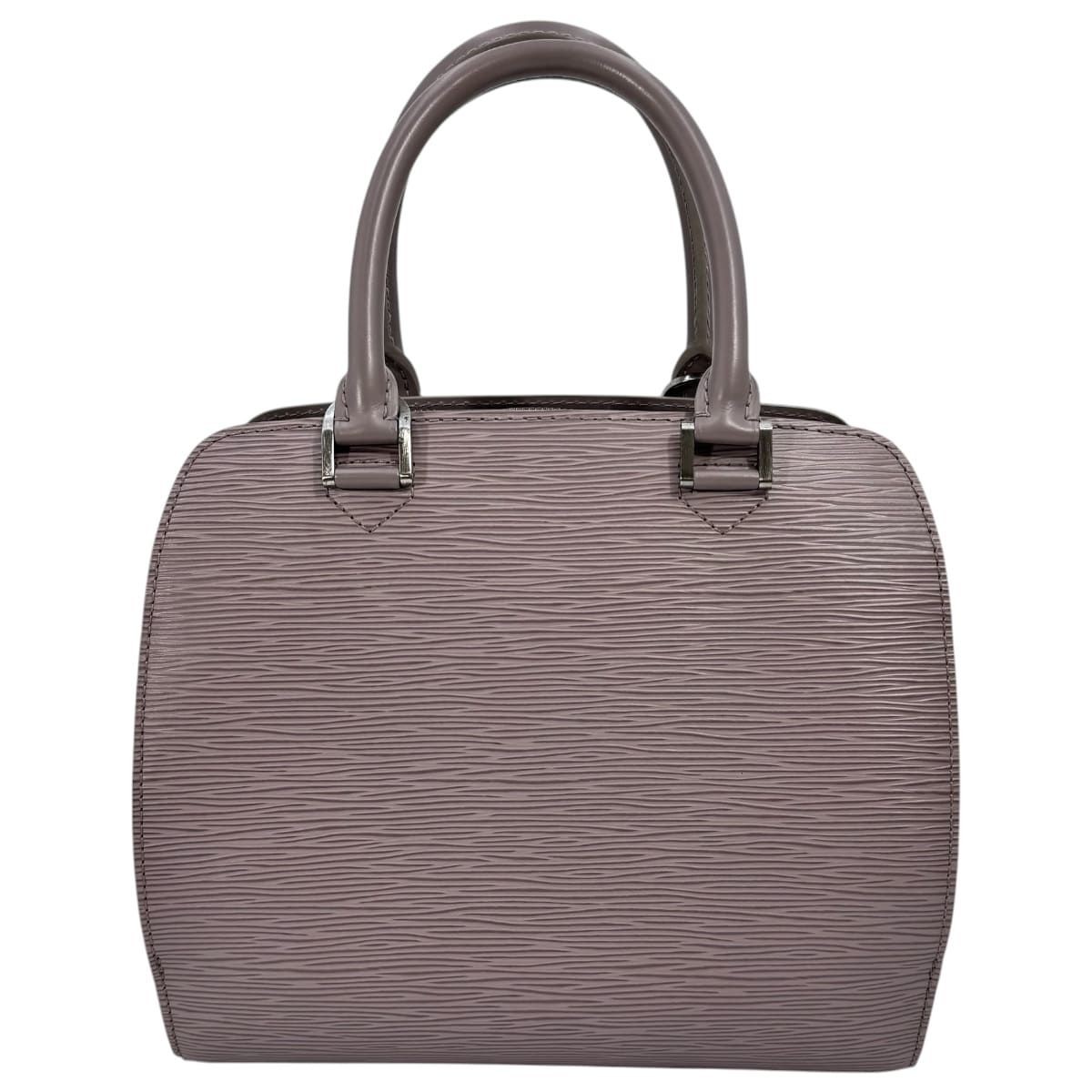 Louis Vuitton Pont Neuf Epi M5205B Brown Lilac Hand bag ｗ/storage bag Authentic