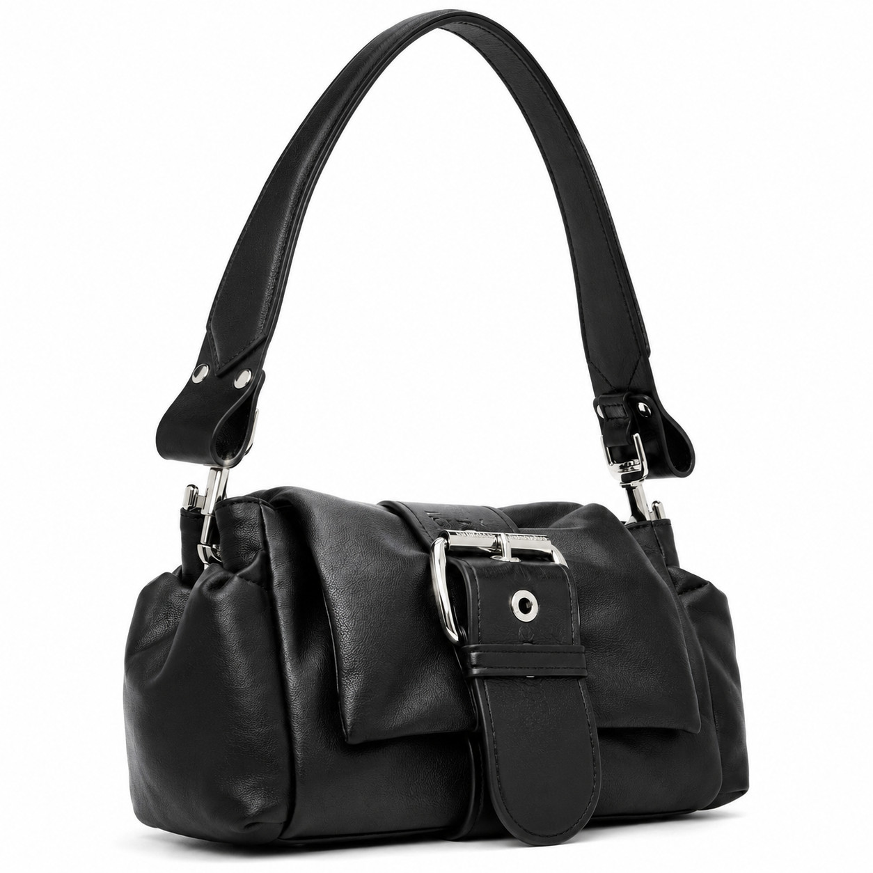 Black Leather Handbag Women Shoulder Bag Tote Purse New Outlet Fashion