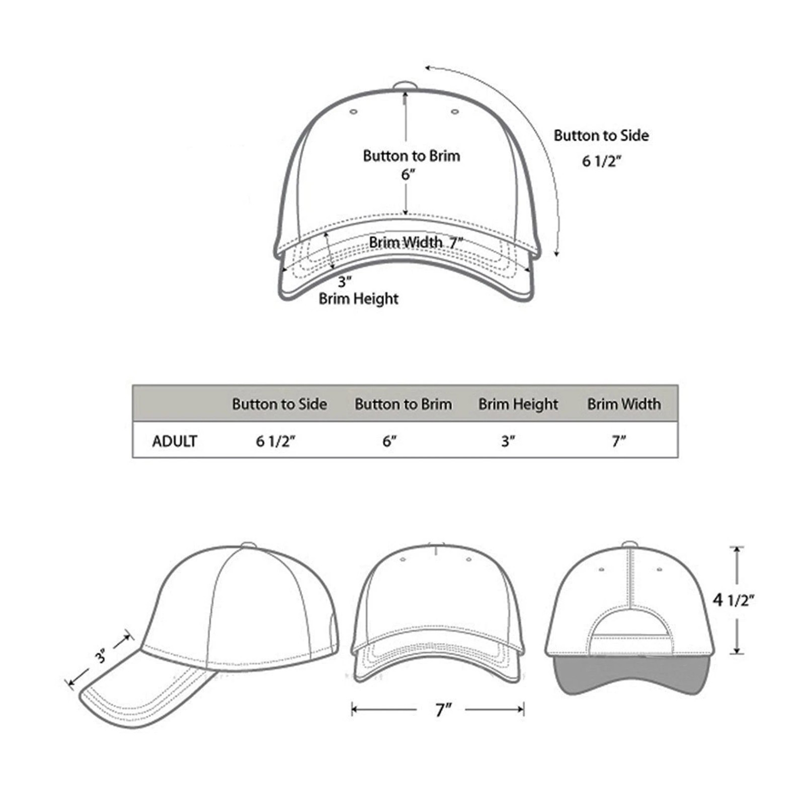 Solid Plain Baseball Cap Trucker Camo Blank Hat Ball Men Women Adjustable VC