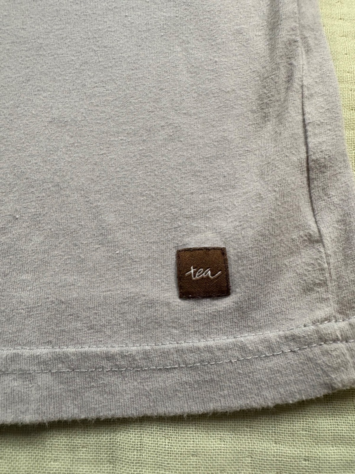 Striped Boys Polo Shirt By Tea Collection Size 10 In Navy & Gray 100% Cotton