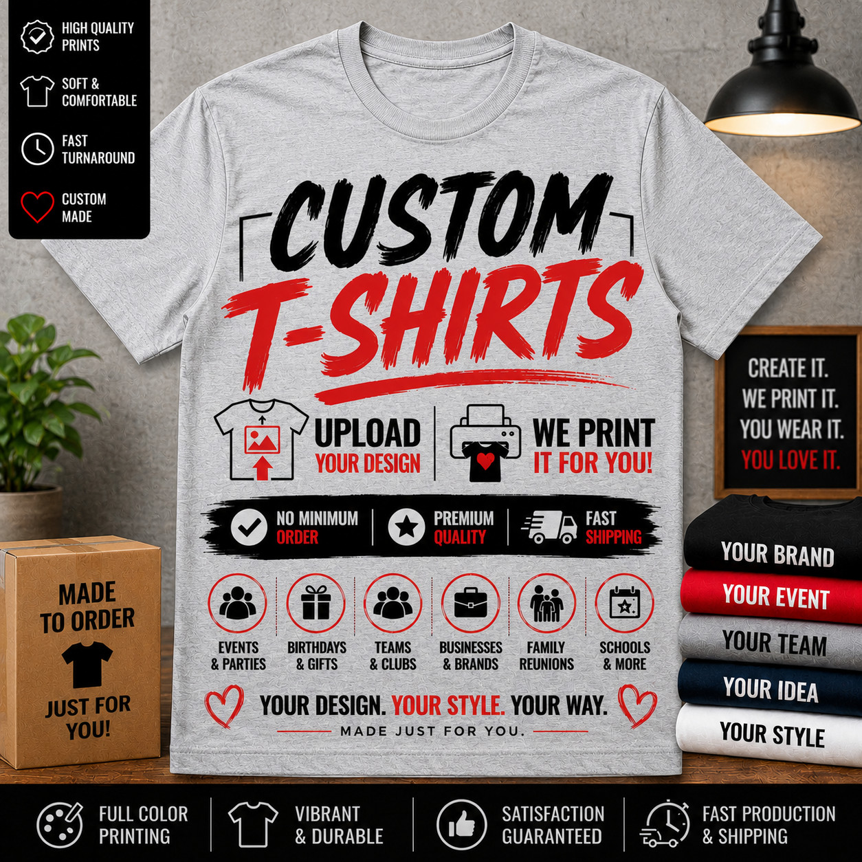 Blood Makes You Family Graphic Tee Shirt To Match Jordan 4 Toro Bravo Big & Tall