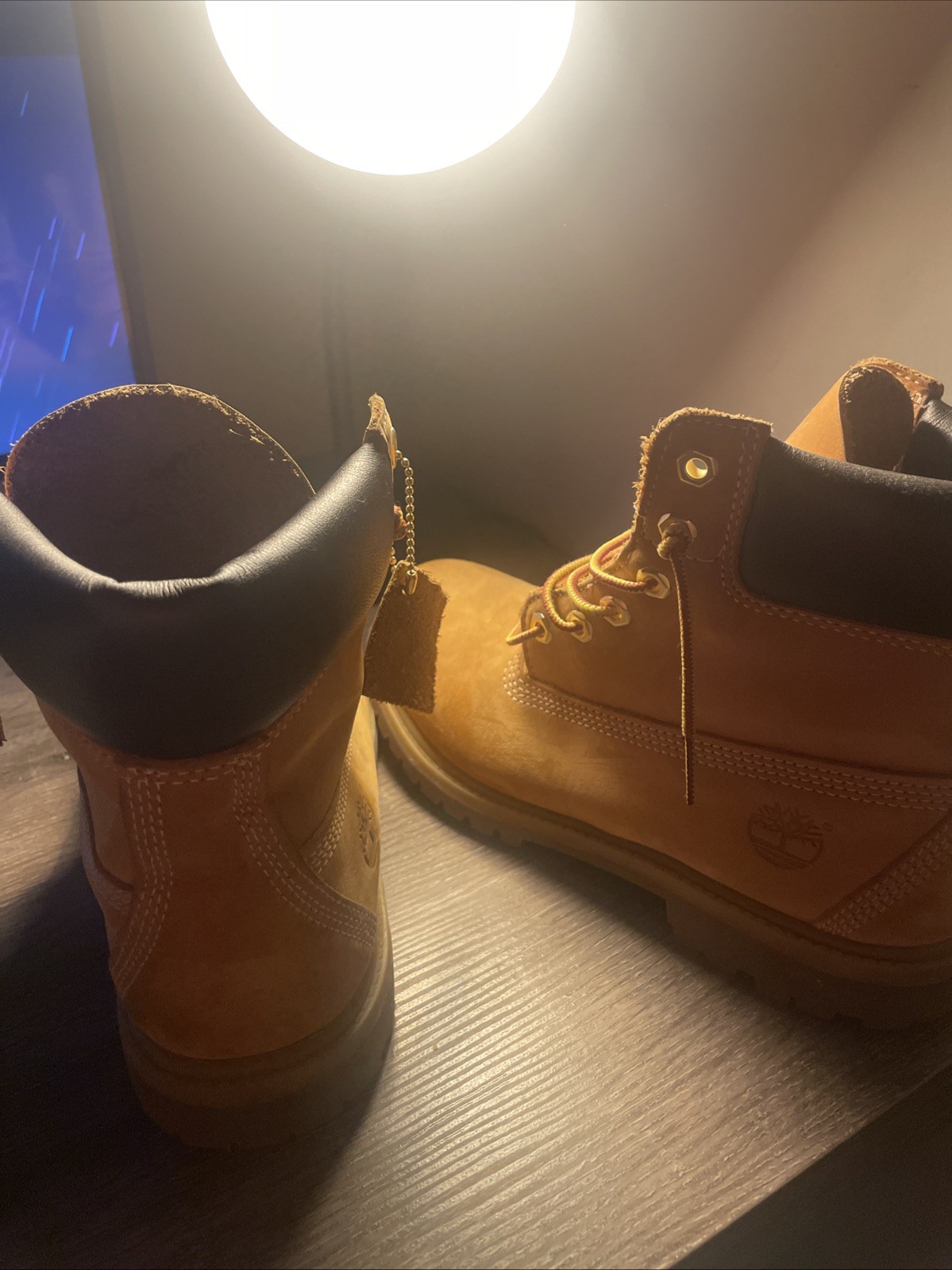 Timberland Men’s Boot Beige Size 8.5 Waterproof Leather