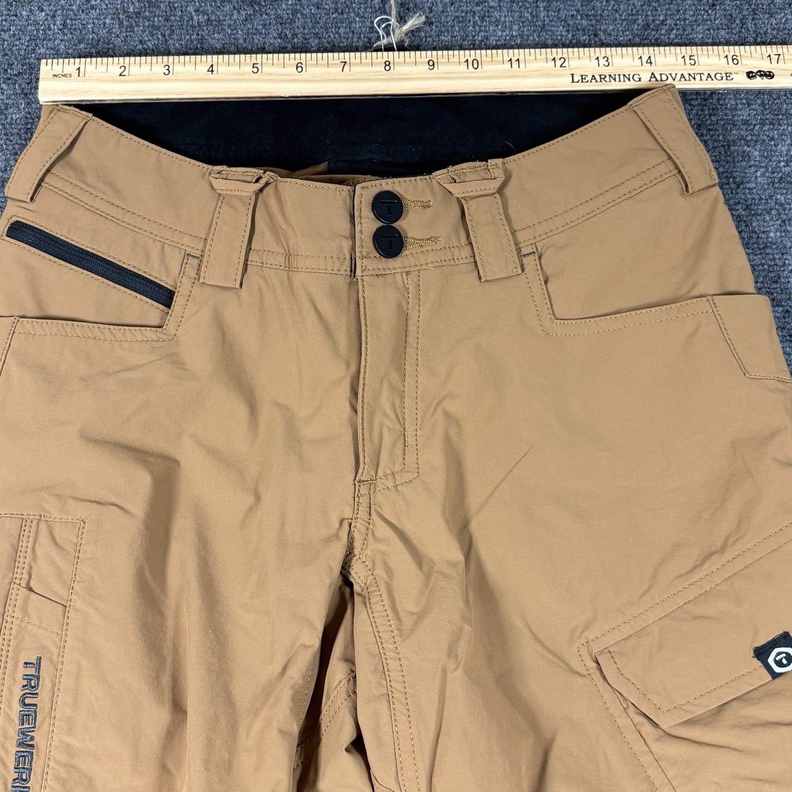 Truewerk T1 Werkpant Pants Womens 6 Brown Cargo Workwear Stretch Nylon 29×31