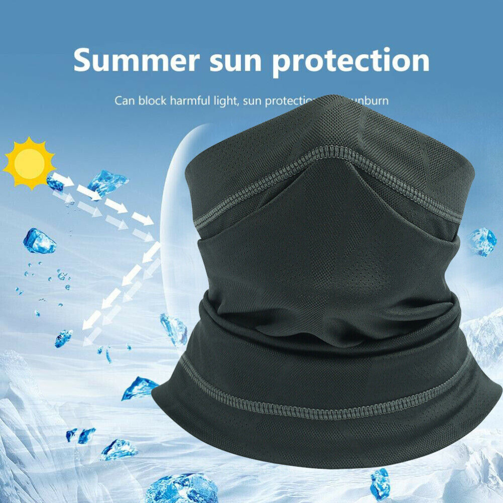 Hiking Half Face Mask Cover Tactical Hunting Cycling Scarf Bandana Neck Gaiter