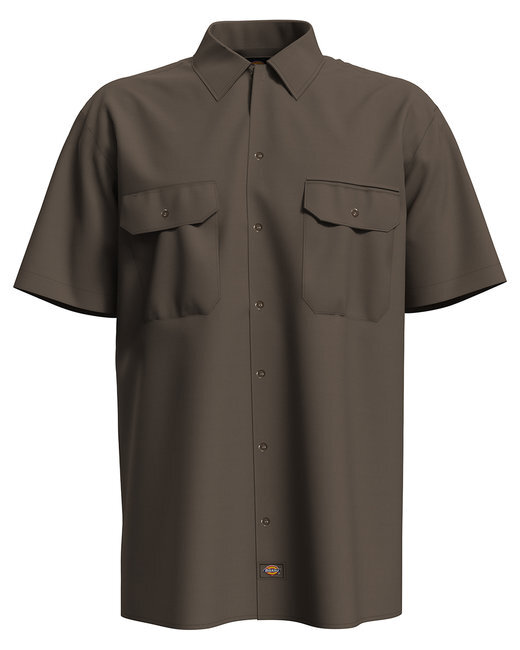Dickies Men’s Size S-2XL 3XL 4XL 5XL Short Sleeve Work Shirt Shop Mechanics 1574