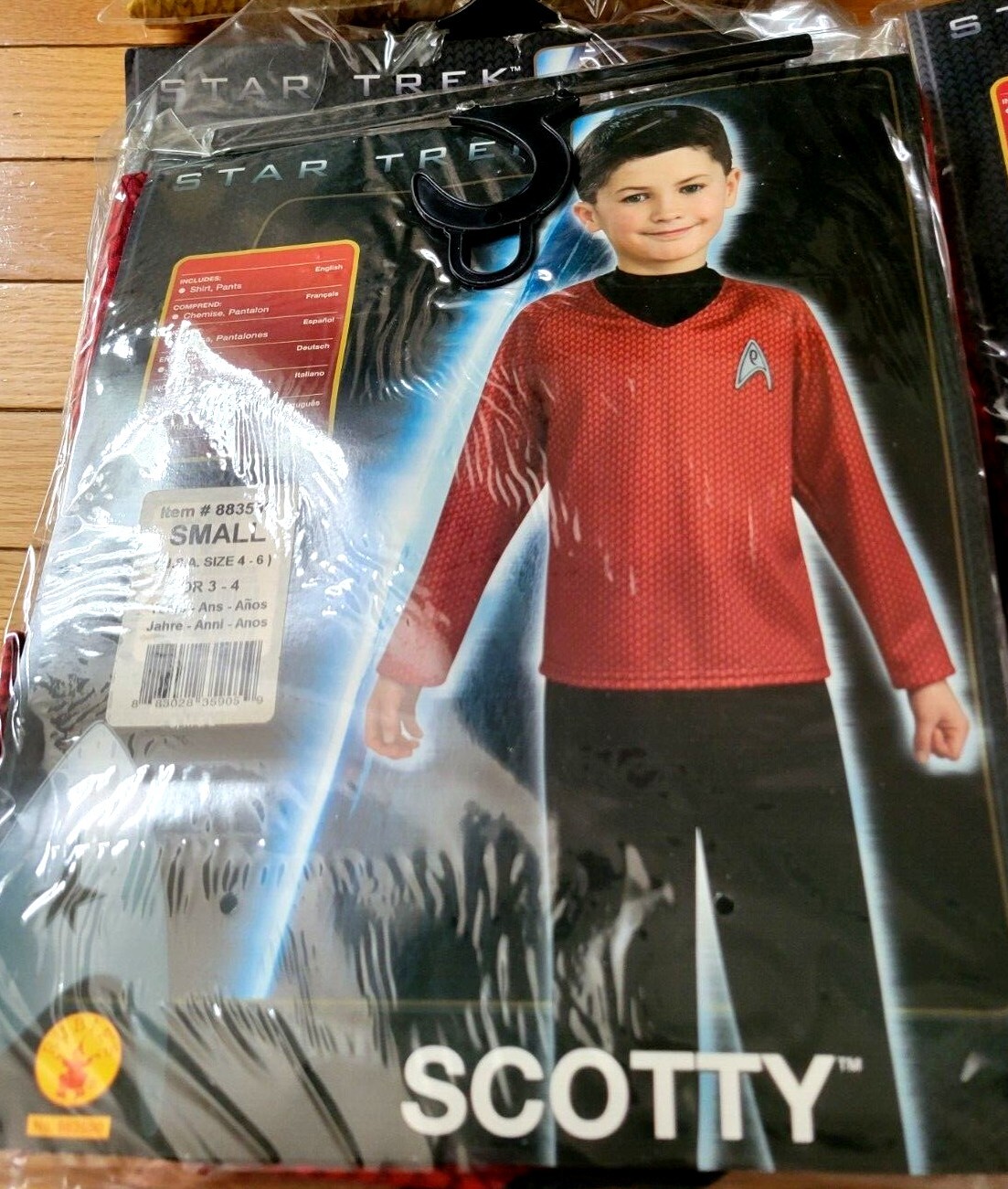 Star Trek Kids – Rubies Costumes Kirk, Scotty, Spock, Lt Uhura – Use Drop Down