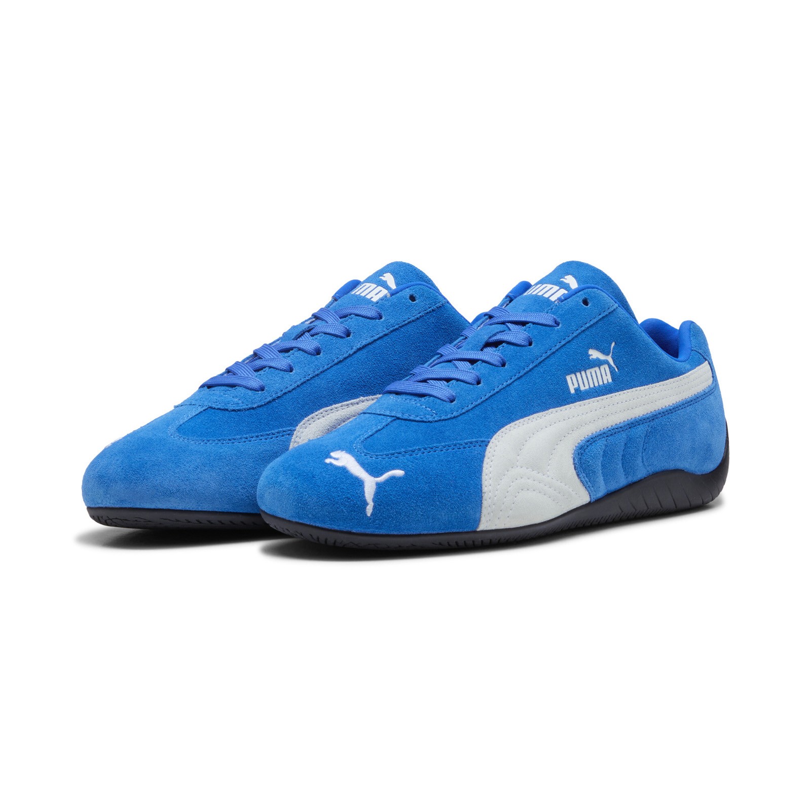 Puma Speedcat OG 39884618 Mens Blue Suede Lace Up Lifestyle Sneakers Shoes