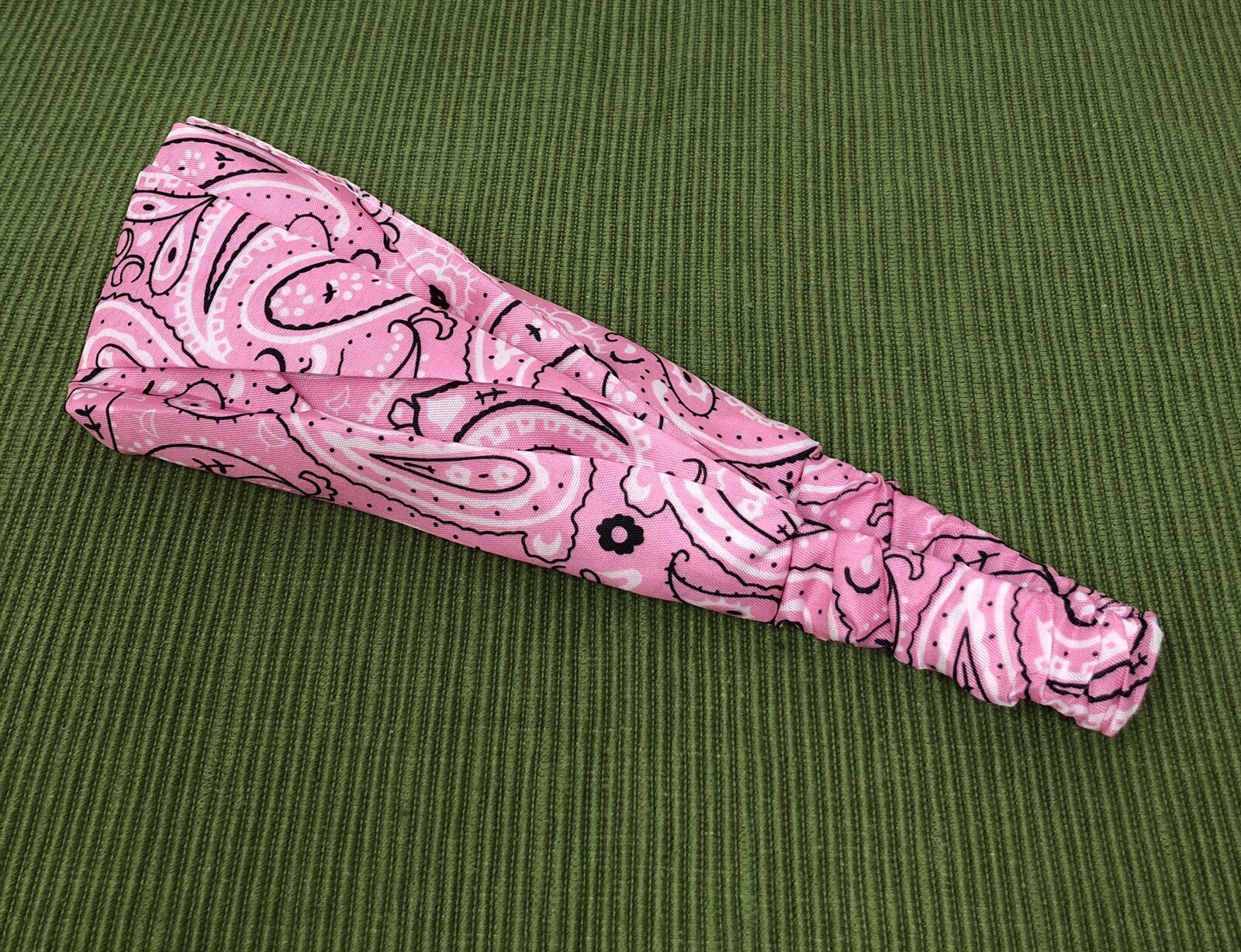 Paisley Headband Elastic Back Wide or Thin Bandana Style Hair Accessory USA Ship
