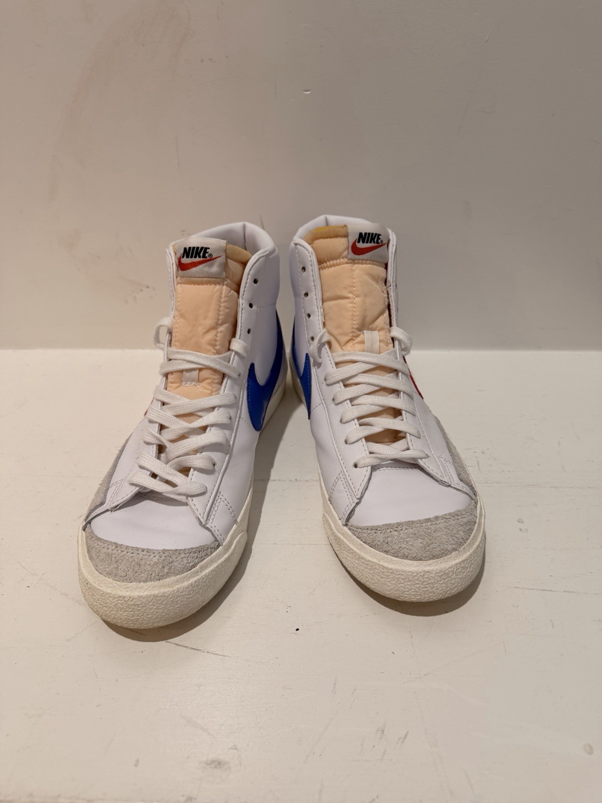 Nike Blazer Mid 77 Vintage Size 10 Red And Blue