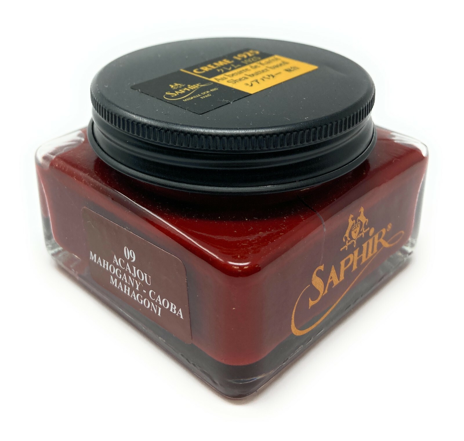 Mahogany Saphir Medaille d’Or Pommadier Shoe Cream 75ml Jar – Made in France