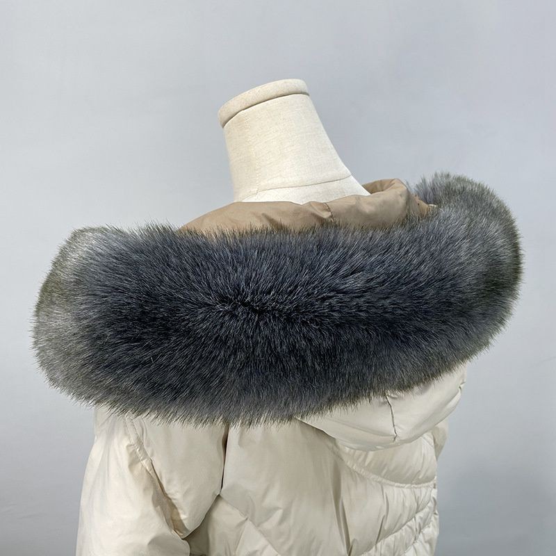Women’s Coat Collar Detachable Fur Collar Winter Simulation Fox Fur Universal