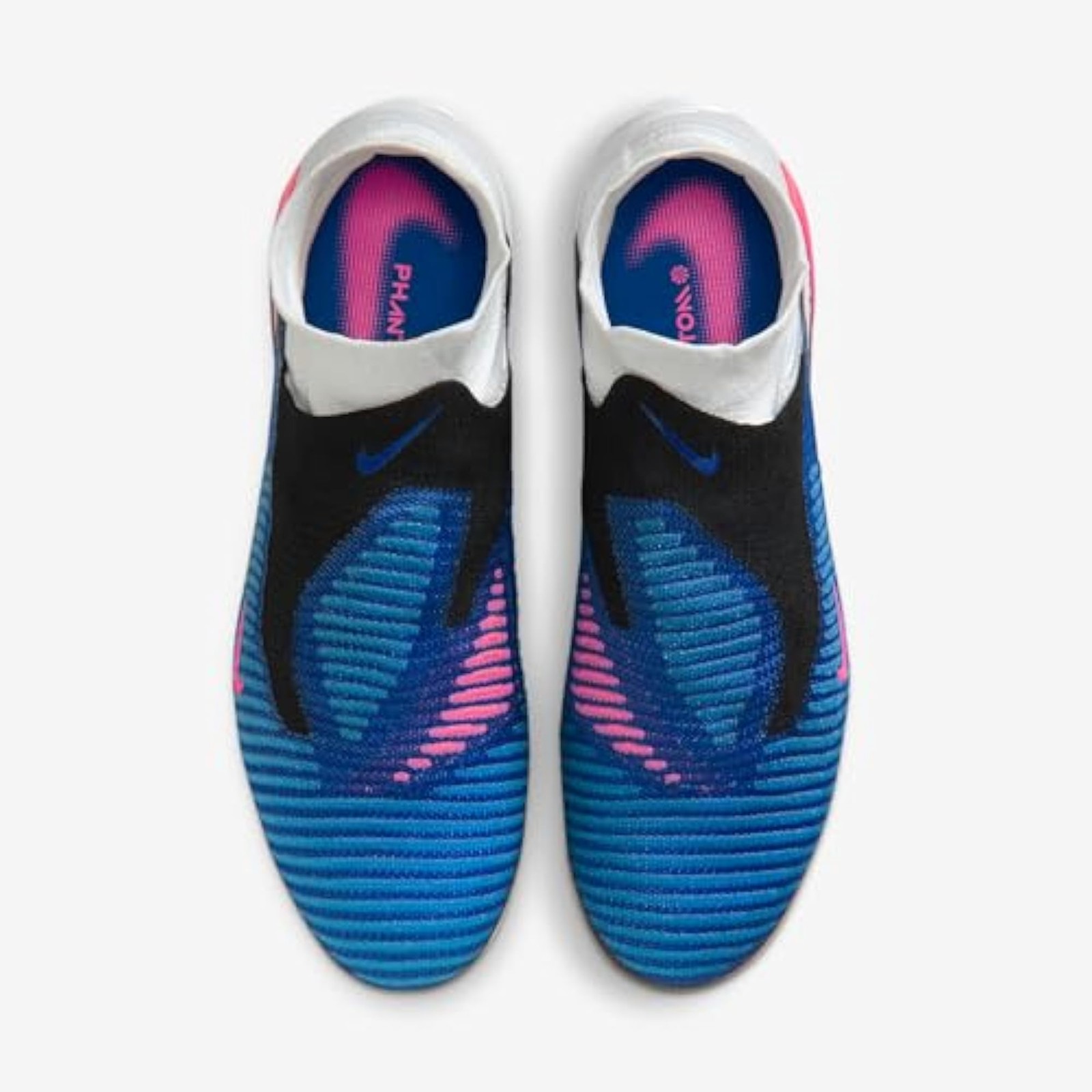Nike Phantom 6 High Elite Firm-Ground Soccer Cleats (Racer Blue/White/Pink Blast
