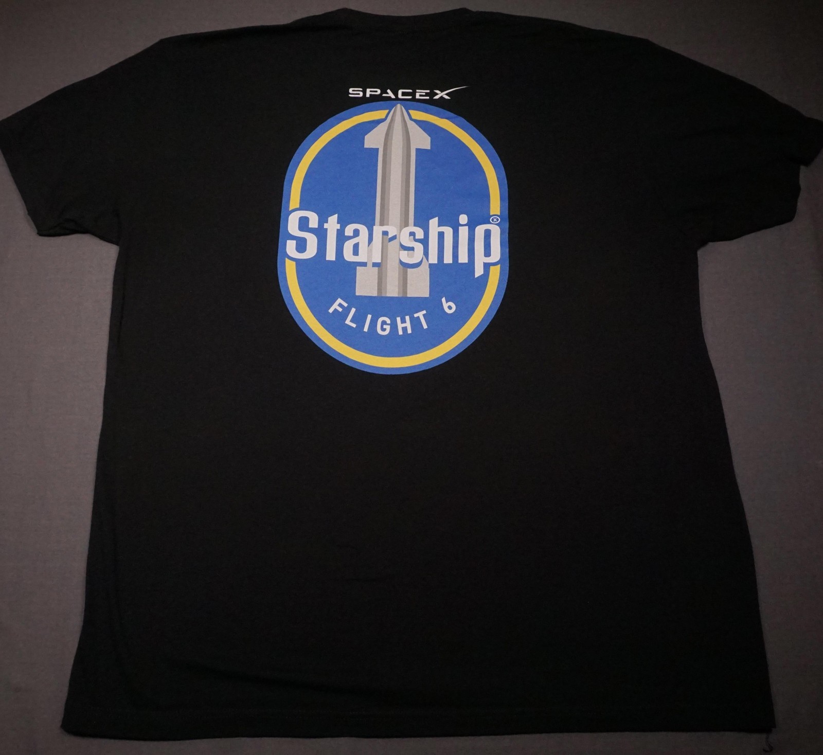 SpaceX Starship Flight 6 Shirt Mens 2XL Black Banana For Scale Elon Musk Tee