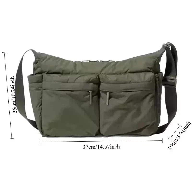 UNIQLO Casual Multi-pocket Messenger Bag Men Women Shoulder Bag Travel Sport Bag