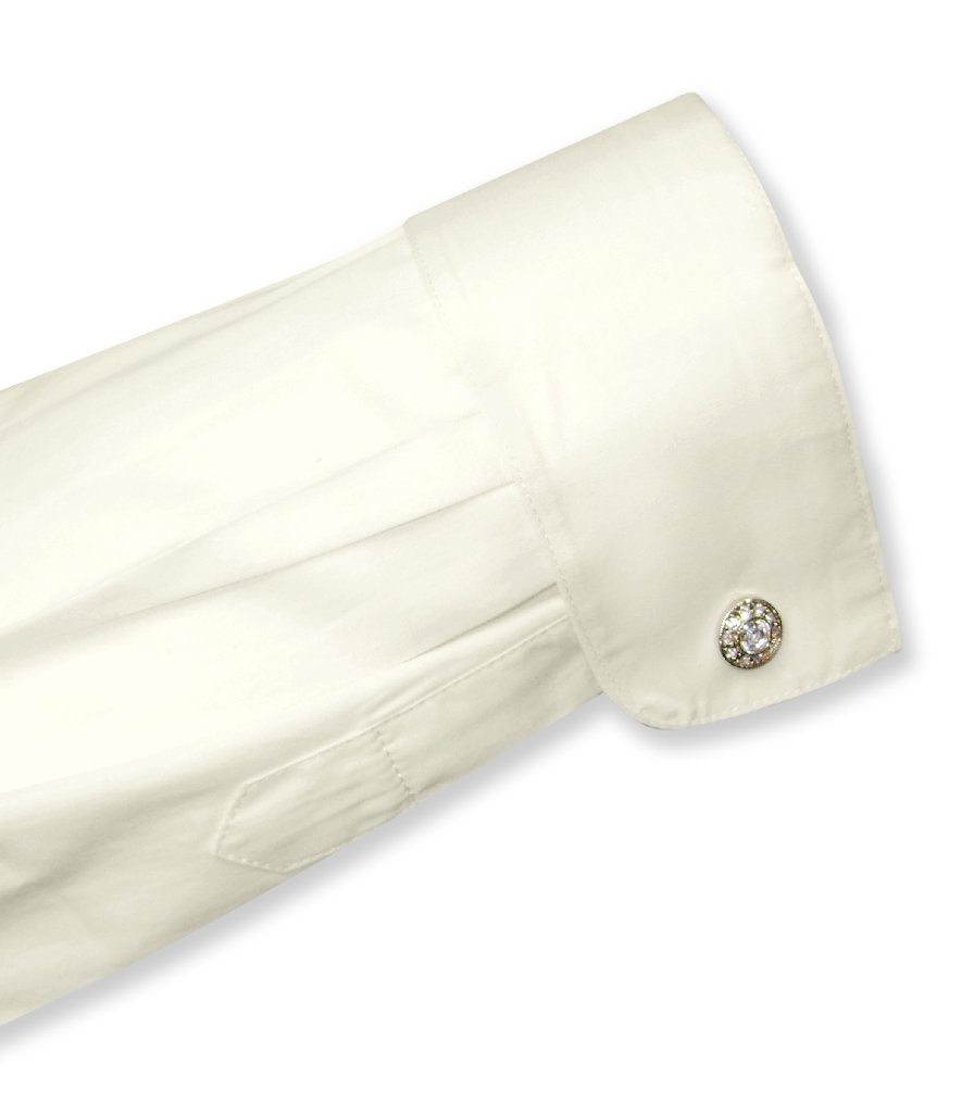 Biagio Mens 100% COTTON Solid CREAM Color Dress Shirt sz 16 36/37