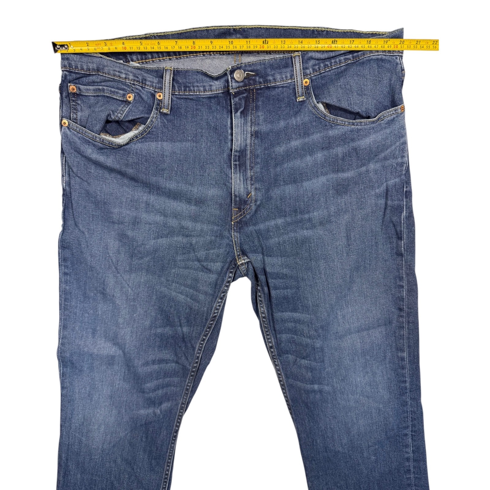 Levi’s 559 Navy Blue Straight Leg Relaxed Fit Zip Fly Men’s Jeans Size 40W 29L