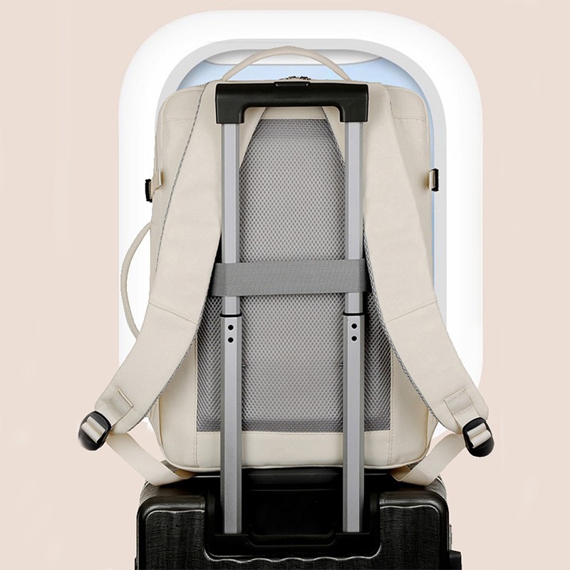 Large Capacity Backpack For Women Men Multiple Pockets And Zippers Versatile Com