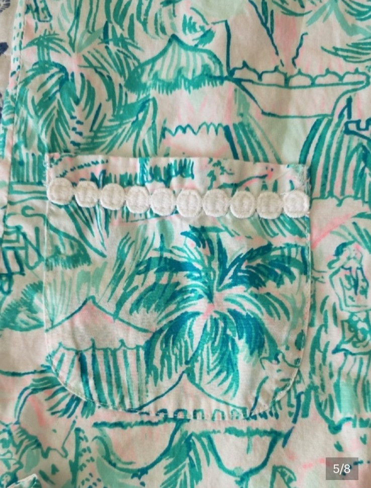 lilly pulitzer little lilly classic shift dress colorful Camelflage size 8