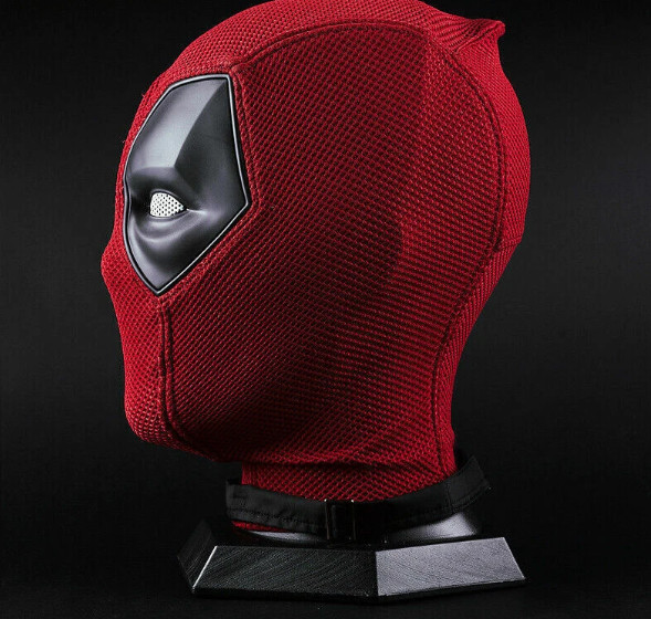 Cosplay Deadpool Full Face Mask Perspective Breathable Knit Helmet