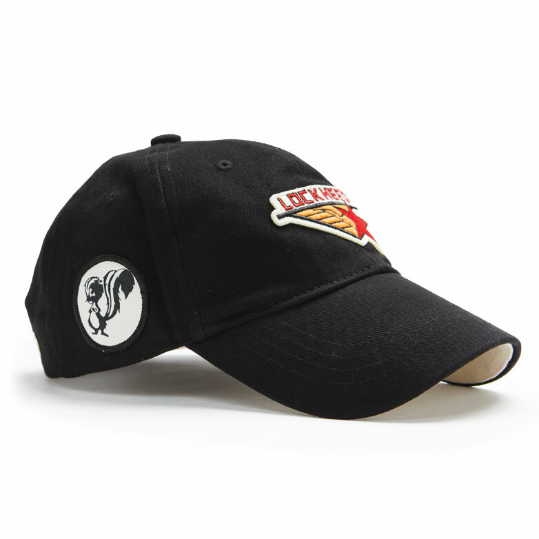 Lockheed Skunk Works Hat, Black, Aviation SR-71, P-38, U-2, F-117, F-35 HAT-0107