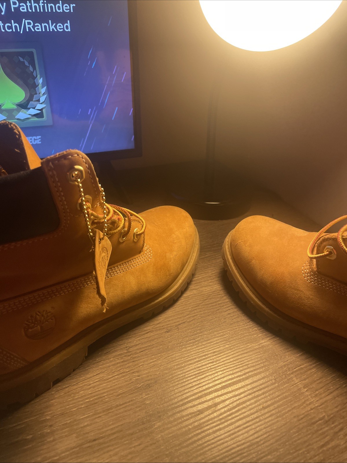 Timberland Men’s Boot Beige Size 8.5 Waterproof Leather