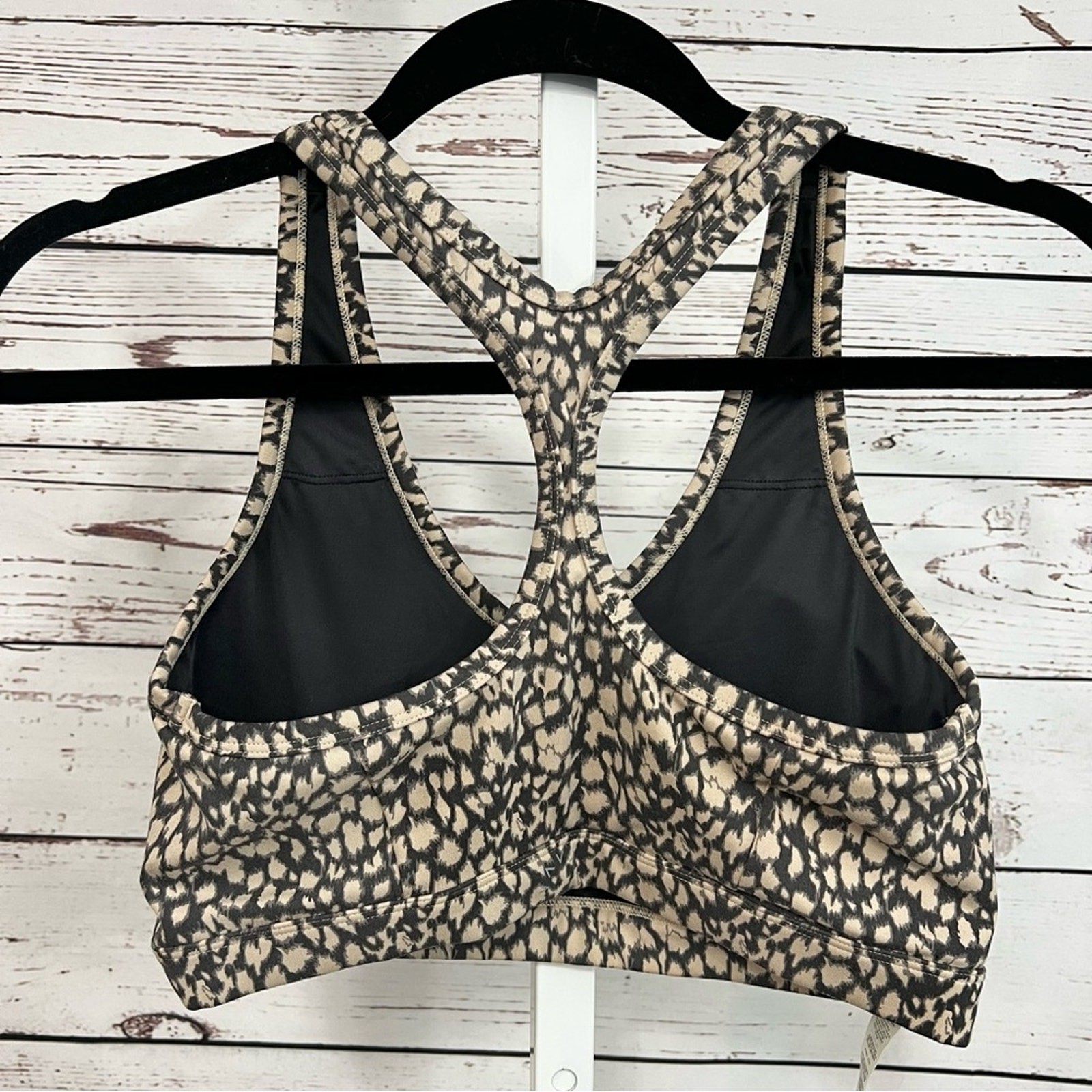 Varley Animal Print Sports Bra Medium
