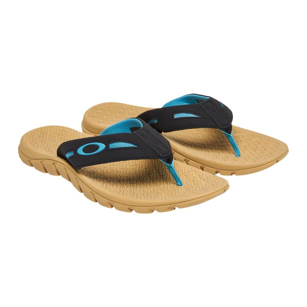 OAKLEY Mens Operative Sandal 2.0 Flip Flop – 13477-9N1 – Light Curry/Blackout