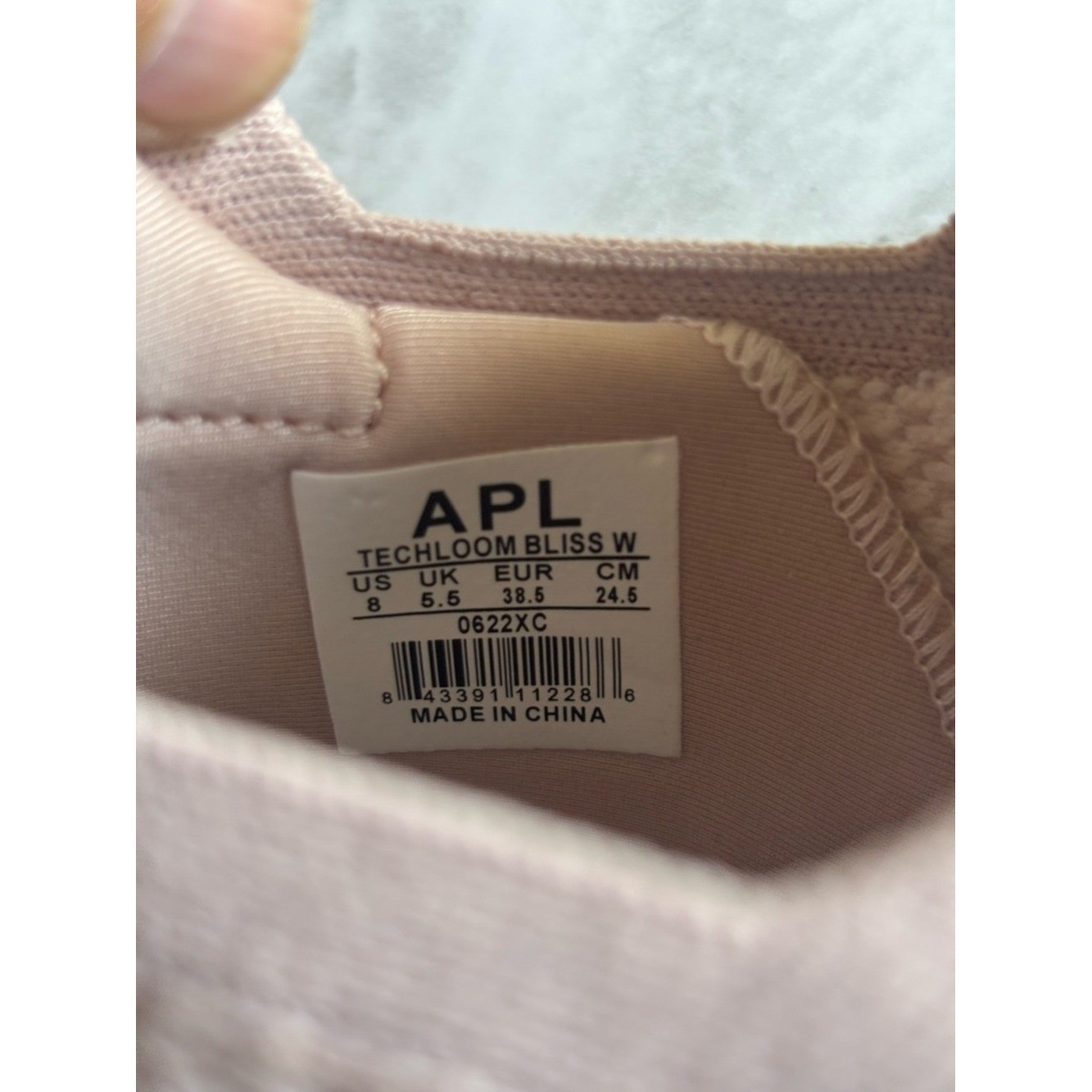 APLWomen’s Tech Loom Bliss Slip-On Sneakers in Blush Pink Size 8
