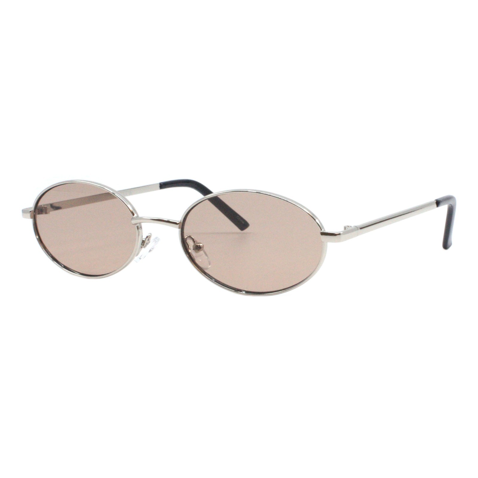 Vintage Oval Sunglasses Retro Round Metal Frame UV400 Protection Unisex Shades