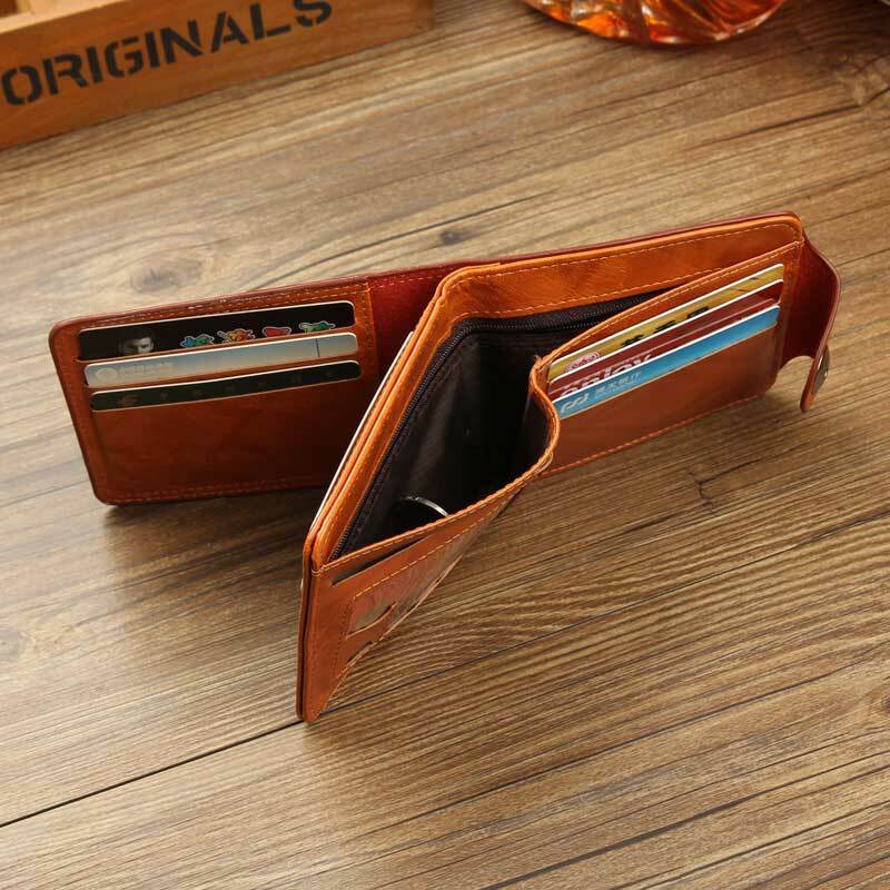 Men US $100 Dollar Bill Novelty Leather Bifold Wallet Card Holder Best Xmas Gift