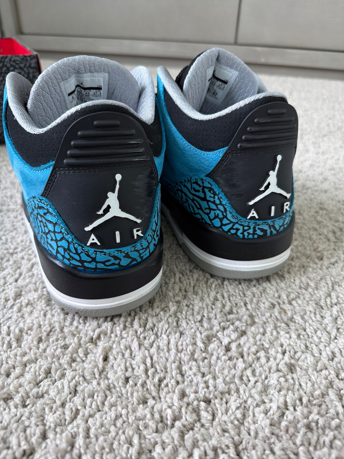 Size 9.5 – Air Jordan 3 Retro Powder Blue
