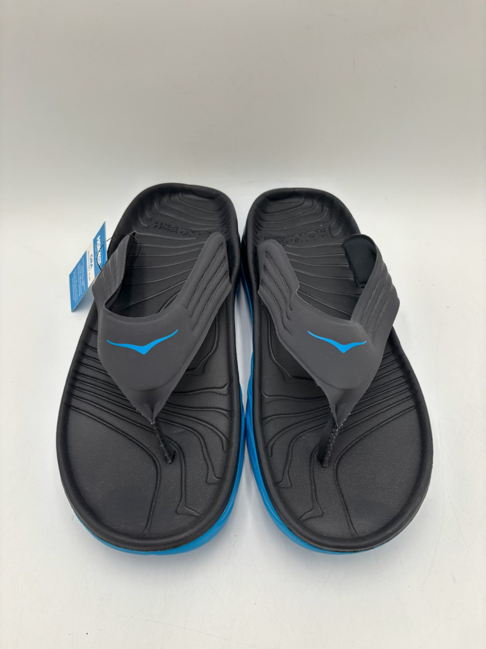 Hoka ORA RECOVERY 1099675 EBONY DRESDEN Men’s NEW Sandal Blue Multiple Sizes