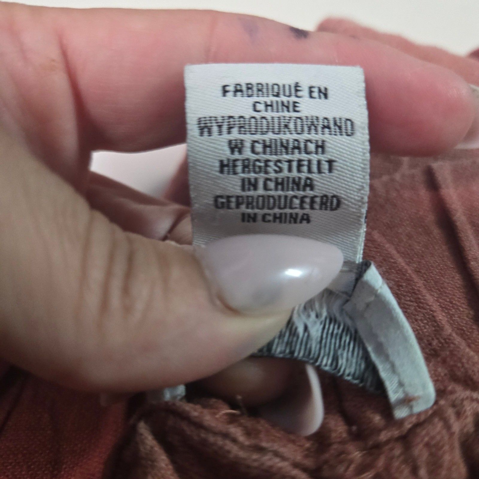 Linen Blend Pull On Jogger Pants Rust Terracotta Elastic Waist Drawstring Small