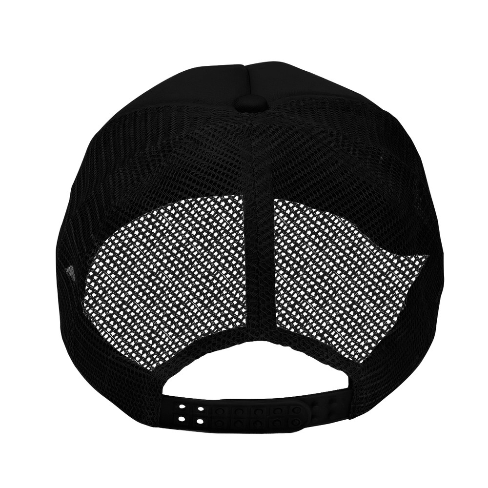 Custom Text Logo Trucker Hat Retro Black Mesh Snapback Personalized Gift Cap
