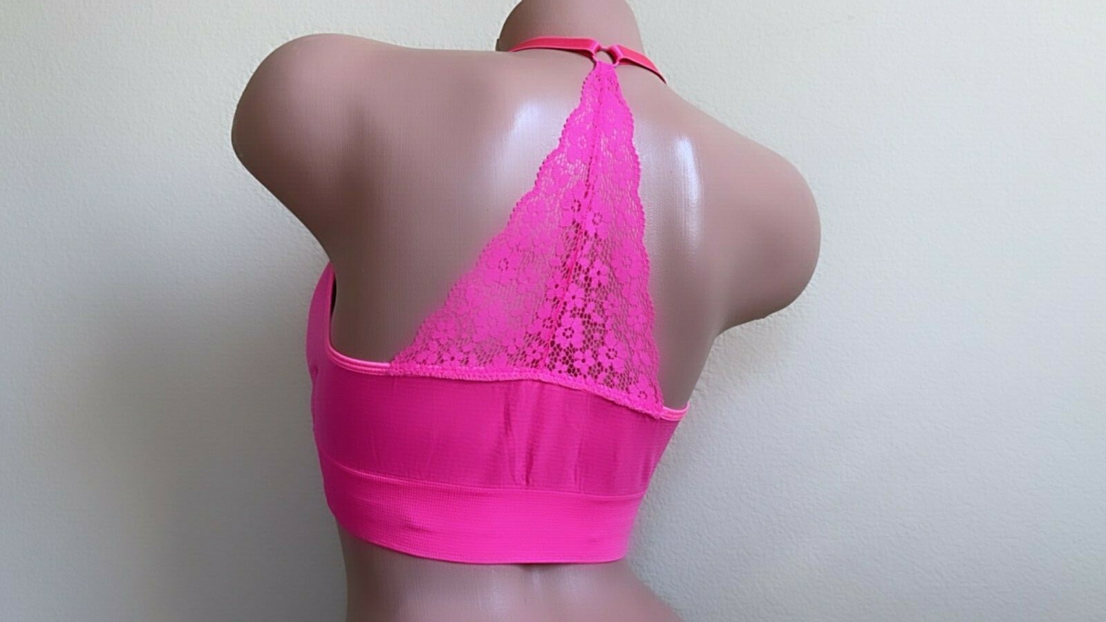3 Bra 6 Sport Bras Yoga Active Wear Workout Seamless TOP Lace Racer Back Sz S-XL