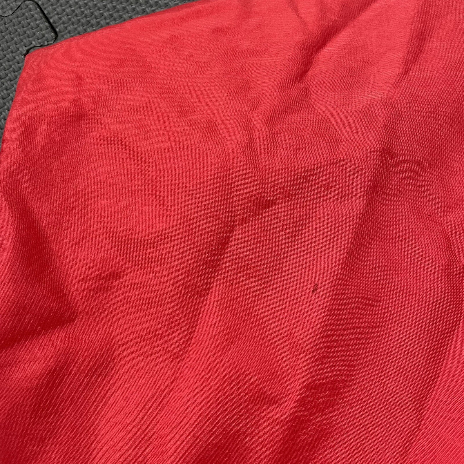 Vintage 80s 90s BIKE Pullover Jacket Large Red River Embroidered Spellout