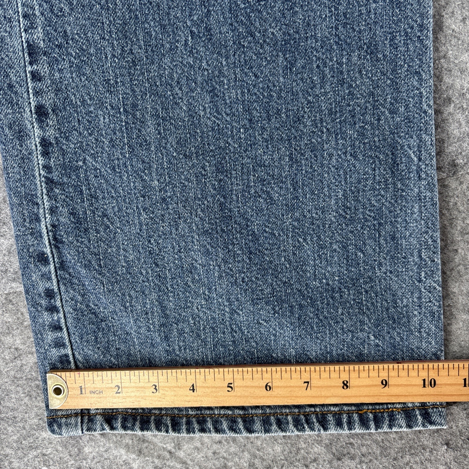 Levis’ Jeans Men’s 36 Loose Bootcut 567 Blue Vintage Button Fly 36×27