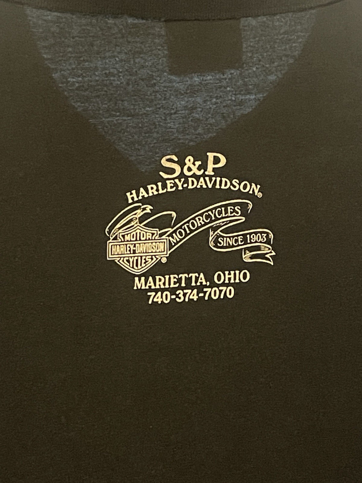 Harley-Davidson XXL T-shirt With Flames On Sleeves. See Item Description.