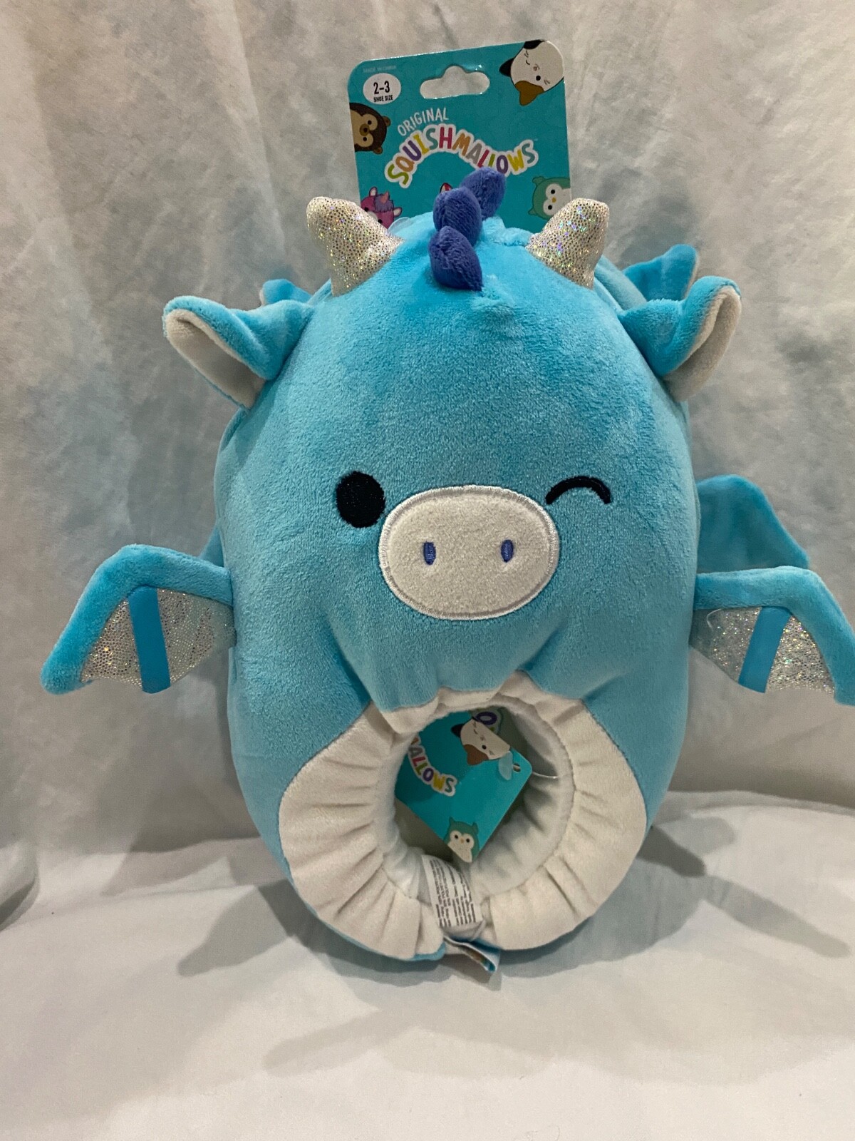 Squishmallows Slippers Tatiana The Dragon Squishy Kids Many size New